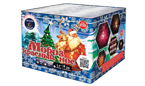  Батарея салютов Мороз Красный Нос  в Чите